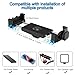 Suptig Adjustable Power Bank Holder with 2 Cold Shoe Mount for Camera Rig, Phone Mount.