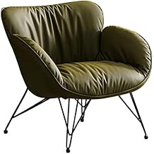 KITCISSL Lazy Sofa Single Chair Ergonomic Office Chair Recliner Chair Mothers Embrace Desk Chairs, Home Office Desk Chairs Designer Bedroom Lounge Chair Seat for Living Room, Balcony Color Green