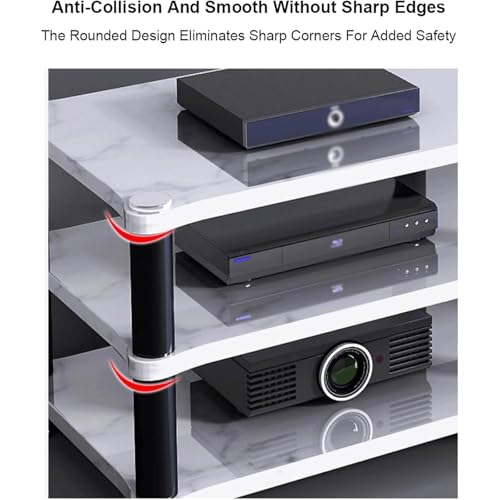 Support AV antichoc pour équipements audio et armoire multimédia bas - 4