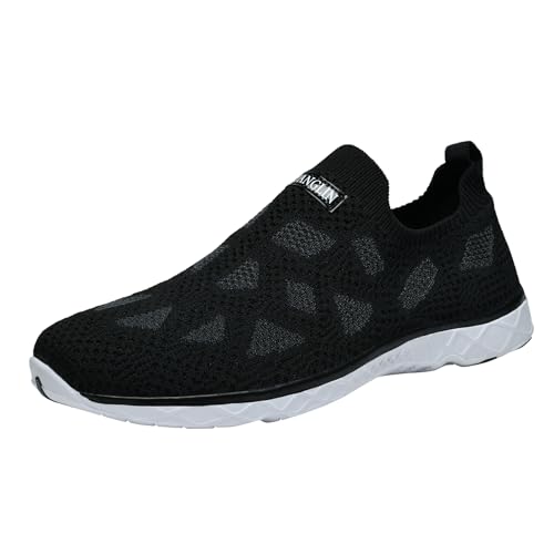Image of Men's Quick Drying Aqua Water Shoes,3-Second Drainage & All-Terrain for Swimming,Hiking,Yoga