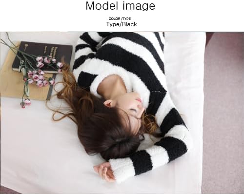 [KOUKOUCOCO] モコモコワンピース部屋着 [S709] (ブラック)