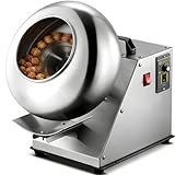 WDDBFL Pill Coating Machine and Chocolate Coating Machine, 30° Optimal Inclination, for Pharmaceuticals Food Industry Pills Chocolates Coating Quality Improvement 110V