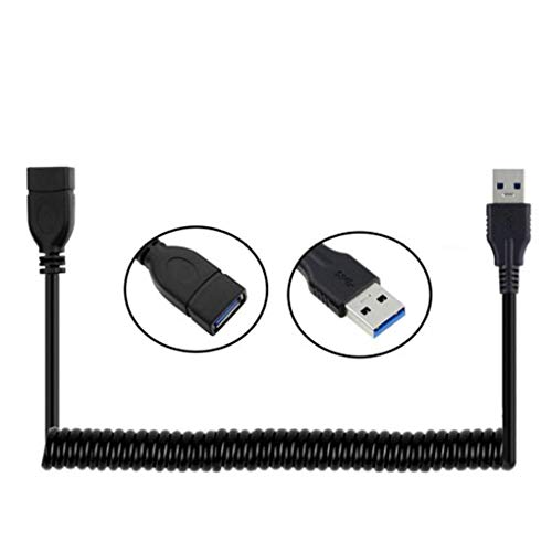 USB 3.0 retrátil Cabo de Extensão Masculino para Cabo Feminino Extender Dados Primavera Mouse Teclad