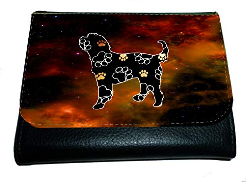 Preisvergleich Produktbild Bag Pixie Cockerpoo Geldbörse / Portemonnaie mit lustigem Pfoten- / Weltraum-Design, Weihnachtsgeschenk, Geburtstagsgeschenk, Muttertagsgeschenk