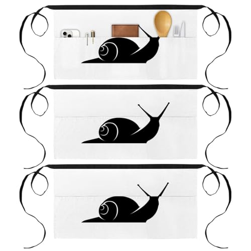 Tablier court avec poches pour restaurant bar et bistrot multicolore