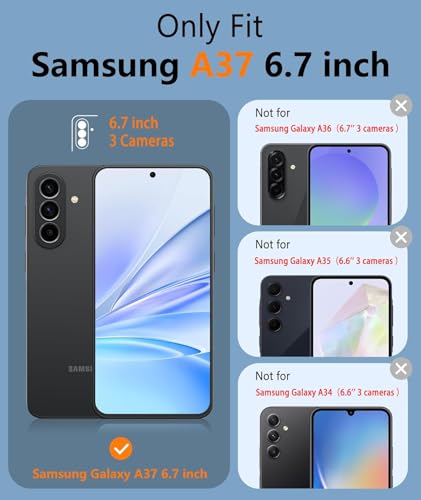 Image of ShieldTech Back Cover Case for Samsung Galaxy A37 5G | Camera Protection | Transparent Mobile Phone Back Case Cover for Samsung Galaxy A 37 5G | Samsung A37 5+G TPU Transparent Back Cover Case
