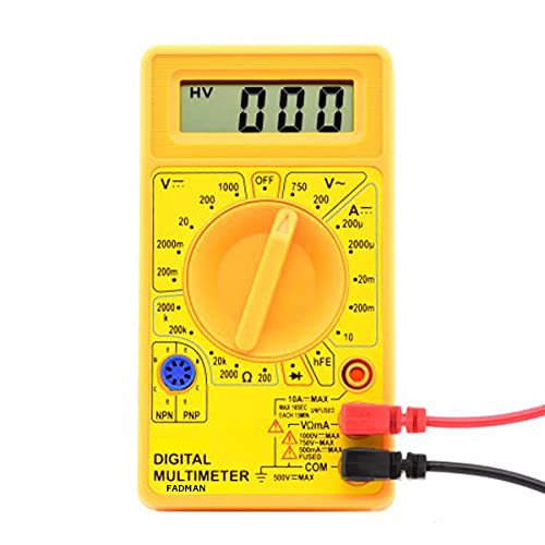 FADMAN FD-25 DIGITAL MULTIMETER YELLOW