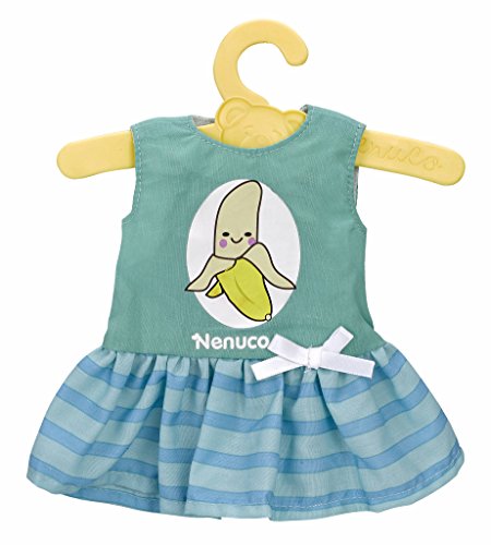 Nenuco de Famosa - Ropita Con Percha 35 cm y Diseño Plátano (Famosa 700012823)