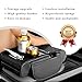 Car arm Rest Cover Pad, 5-in-1 Center Console Cover with Cup Holder, Tissue Box Slot, Mobile Phone Storage Slot, Suitable for Most Car Console Organizer, 13.8''x7.1''x3.0'', (Black)