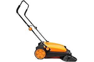 Walk-Behind Manual Push Yard Sweeper