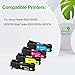 SINOPRINT Phaser 6500 WorkCentre 6505 Toner Cartridges Replacement for 106R01594 106R01595 106R01596 106R01597 for Xerox Phaser 6500 6500N 6500DN WorkCentre 6505 Printer (4 Packs Color)