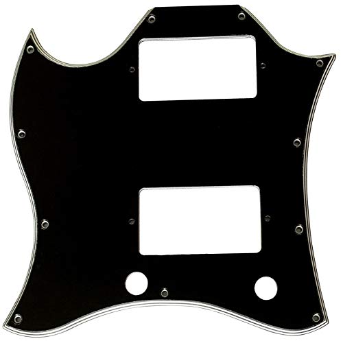 JX^M^[sbNK[h Fits Left Handed US Gibson SG Standard Style Guitar Pickguard (5vCubN)
