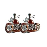 Rotwein-Dekanter, 2er-Pack Glasweinflaschen Im Motorrad-Stil,...