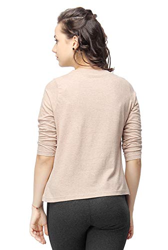Image of PINACOLADA Women's Raglan Sleeve Top for Casual Wear | Crew Neck | Short Sleeve | Poly Cotton Top Crafted with Regular Sleeve & Comfort Fit for Everyday Wear