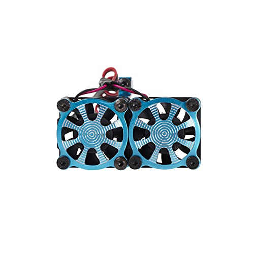 5-10V Motor Heatsink Cooling Fan with Thermal Sensor 1/10 RC Car Accessories for Axial 540 550 3650 3660 Motors SCX10