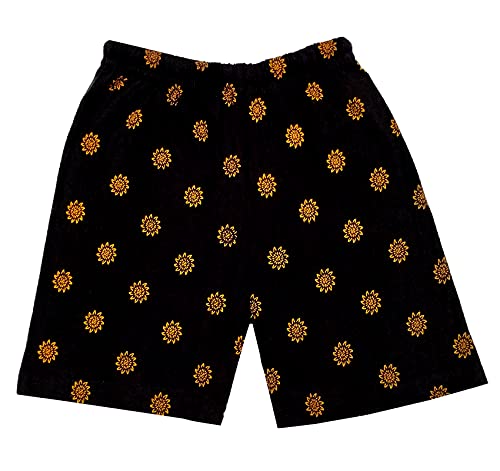 Image of indi weaves Girls Cotton Printed Shorts (Pack of 4)
