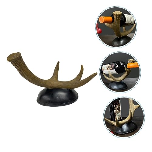 Soporte robusto para botellas de vino de resina miniatura 5