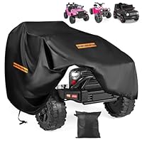 Autospielzeugabdeckung, Robuste 420D Universae Kinder Autoabdeckung,Große Autoabdeckung für Kinder Elektrofahrzeuge mit Winddichte Schnallen und 3 Reflektorstreifen,Wasserdicht Outdoor & Staub Schutz