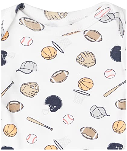 Hudson Baby Unisex Baby Cotton Long-Sleeve Bodysuits Basic Sports 5-Pack, 18-24 Months #TOP6