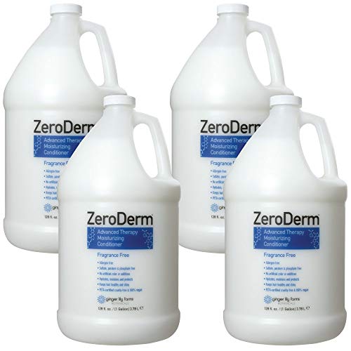 Customer Favorite Ginger Lily Farms Botanicals Zeroderm Advanced Therapy Moisturizing Conditioner For All Hair Types 100 Vegan Cruelty Free Fragrance Free 1 Gallon Refill Pack Of 4 White Accuweather Shop