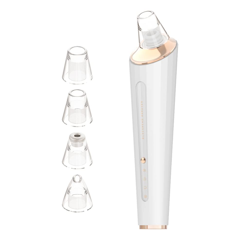 Black Head Remover for Face, Nose Black Head Extractions Tool, Pimple Vacuum Extractor, Pore Cleaner for Men and Women - 4 Probes & 3 Modes