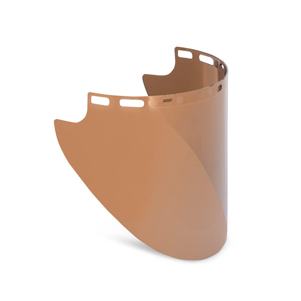 Jackson Safety 29088 High Heat Face Shield Window, 10"x20"x0.075", Gold Coated, Shape H -Molded, Polycarbonate-image-37