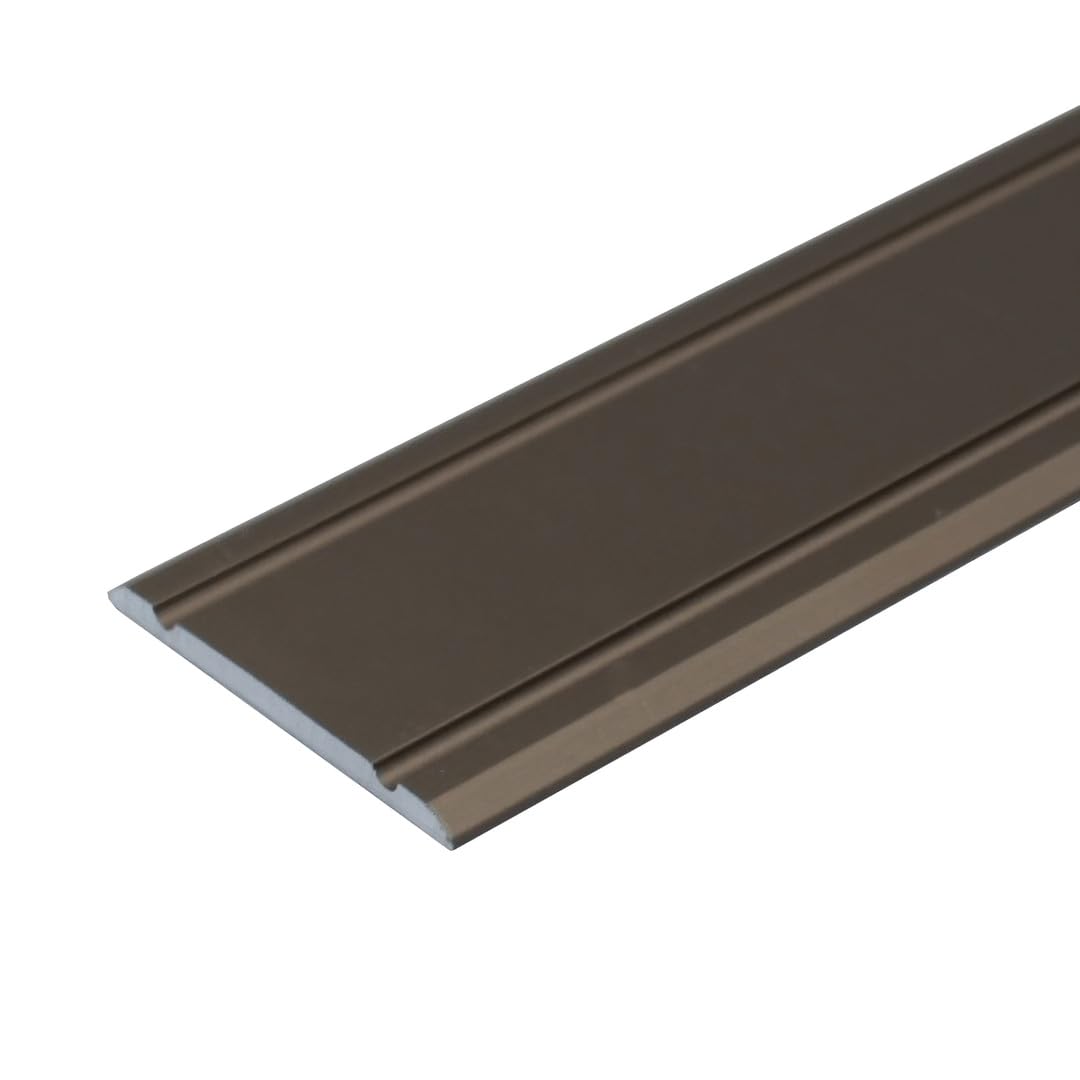 Cayrus Champagne A02 30Mm Anodised Aluminium Flat Self Adhesive Door Threshold Strip - 0.93M