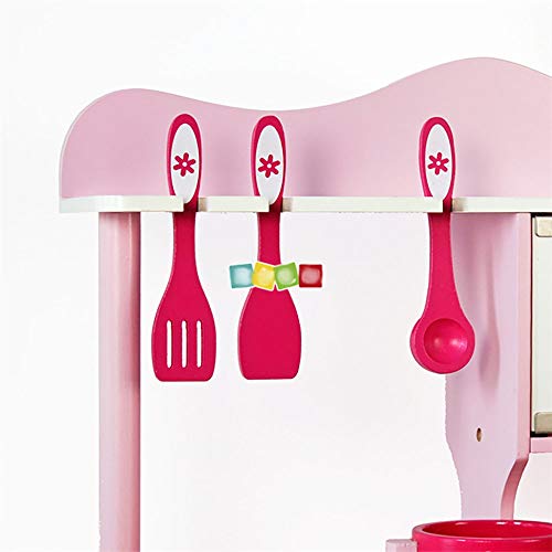 Kinderküchenspielzeug Spielküche aus Holz Pretend Play Toy Küche for Kinder Role inklusive Mit Ofen Kinder-Rollenspiel… – Bild 6
