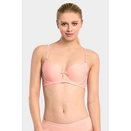 Mamia Women's Basic Lace/Plain Lace Bras (Pack Of 6)- Various Styles (Raelyn, 40C) #TOP4