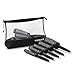 Termix Profesional Jeu de brosses à cheveux, brosses à cheveux thermiques rondes professionnelles, à tube en aluminium pour retenir la chaleur et réduire le temps de séchage, pack de 5 brosses