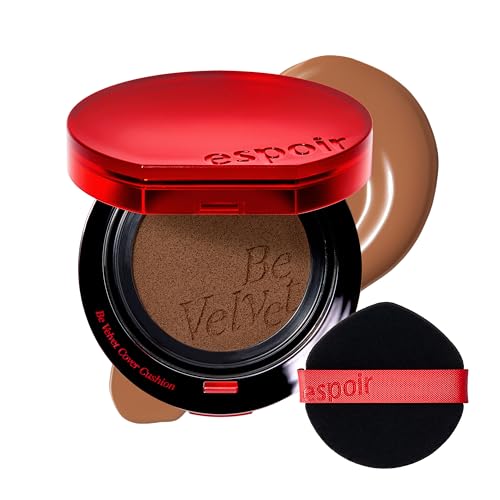 Image of ESPOIR Be Velvet Cushion Foundation #42 Hazel | Quick and Easy Coverage with Long-lasting Color by Zero Oxidation, Velvety Smooth Finish & Lightweight Formula, Vegan, Korean Makeup, 0.46 oz