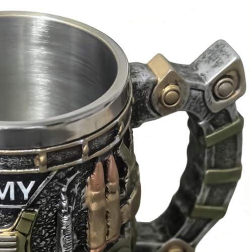Vaisselle de boisson esthétique militaire et tasses à café originales haute capacité - 8