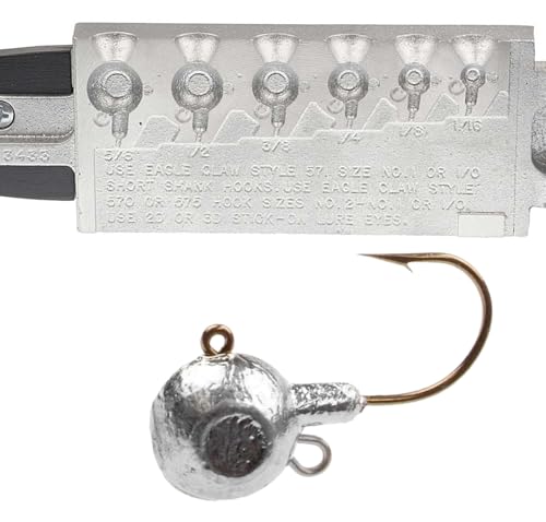 Do It Live Bait Jig Size 1/16, 1/8, 1/4, 3/8, 1/2, 5/8 oz. Do it 3433 Cavities 6 Total