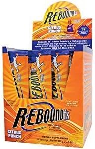 Rebound fx Sports Energy Drink Mix Citrus Punch - 30 Stick Packs - 2 Pack
