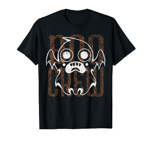 Boo Crew Halloween Ghost Spooky Rétro Vintage Automne Octobre T-Shirt