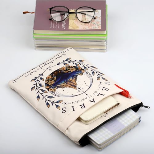 AKTAP ACOMAF Merch Acotar Book Sleeves SJM Gift City of Starlight Book Covers Bookish Bookworm Gift Velaris The City of Starlight Book Sleeve for Book Lover (Velaris White BS - Image 4