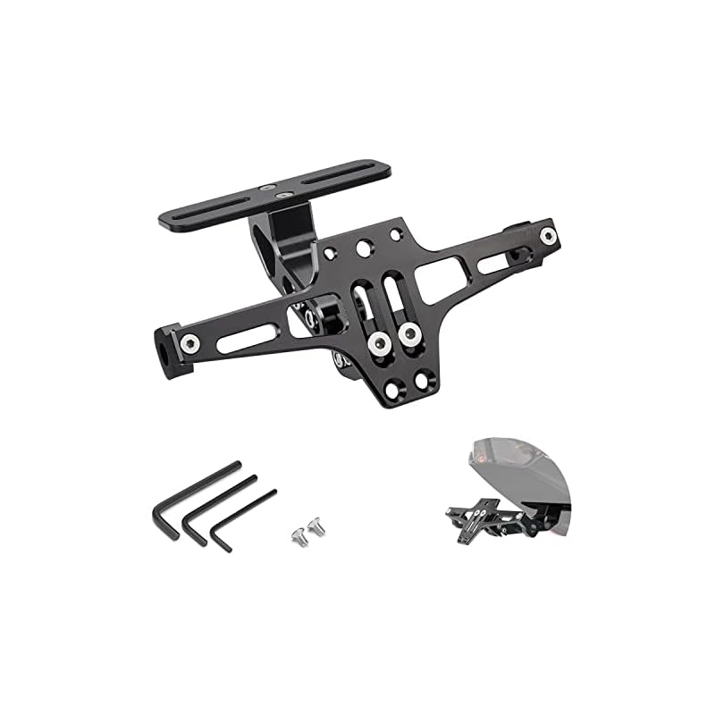 Kemimoto-Motorcycle-License-Plate-Bracket-Fender-Eliminator-Kit-Universal-Motorcycle-Tail-Tidy-Motorcycle-License-Plate-Holder-Mount