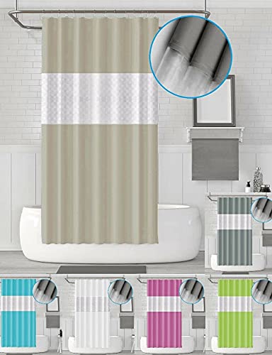 081online Tenda per Doccia 240x180 cm Antimuffa