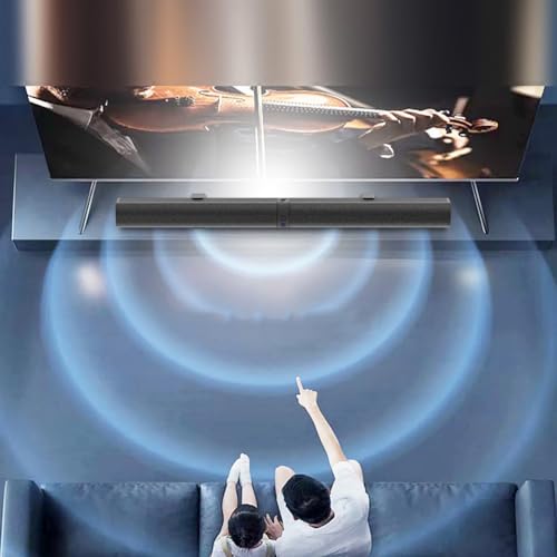 Bewinner Barre de Son stéréo Home Cinéma 3D avec Bluetooth 5.3, Barre de Son TV 40 W pour téléviseur et PC, système de Son Surround sans Fil avec portée jusqu'à 10 m