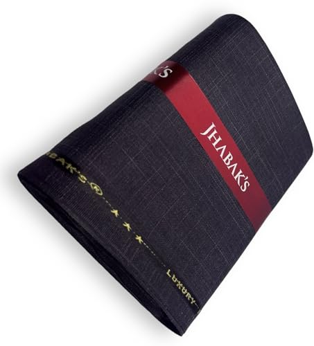 Image of JHABAK'S Unstitched Viscose Rayon Self Design Trouser Fabric - 1.30 Meter