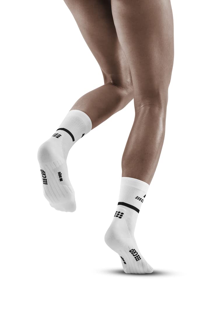 CEP - THE RUN Mid Cut – Laufsocken für Damen – Mittellange Laufsocken mit Kompression für Damen – Performance Running Socks für Sport & Training – Für mehr Komfort beim Laufen