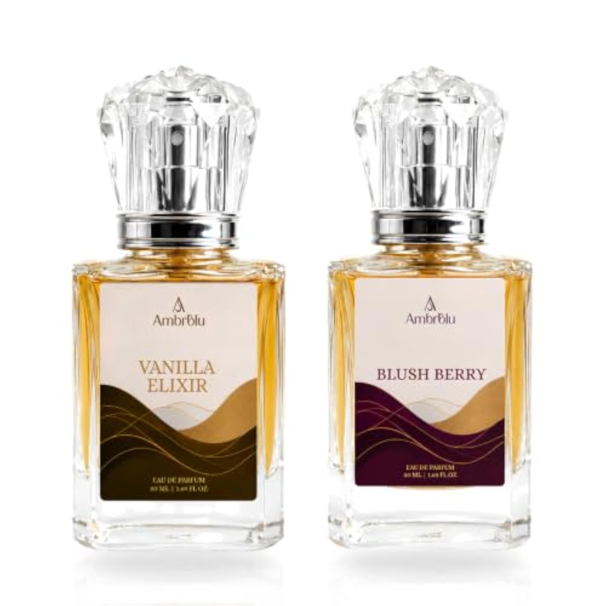 Perfume Combo Pack of 2, Blush Berry & Vanilla Elixir 50ml Each