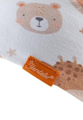 Bonnet mixte Sterntaler texturé imprimé visages animaux