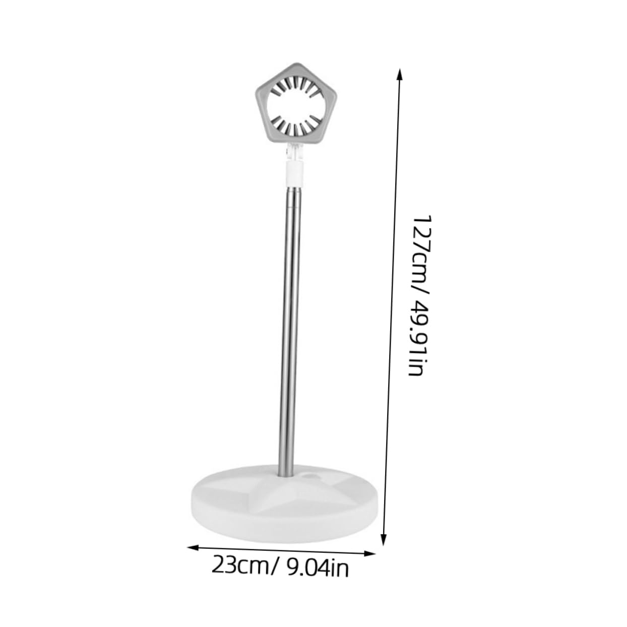 HONMEET Hands- Hair Dryer Stand Dryer Diffuser Holder for Bathroom Pet Grooming Blower Holder Easy to Install Telescopic Design