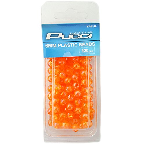 Fishing Beads by Pucci - Available in Multiple Colors & Sizes - Great for Customizing Rigs, Fly Fishing, Creating Attractive Flies, Protecting Swivels & Knots