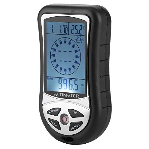 Zerodis ZERODISUHTDI1MC8P Barometer Altimeter,Portable Multifunctional Electronic Weather Altimeter Altitude Barometer thumb #7