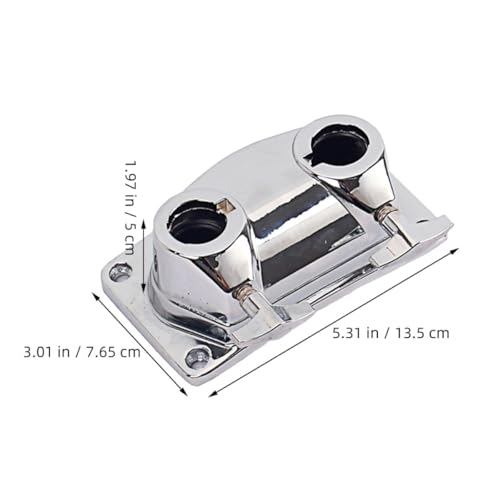 Base clamp doble para tambor tom metal miniatura 2