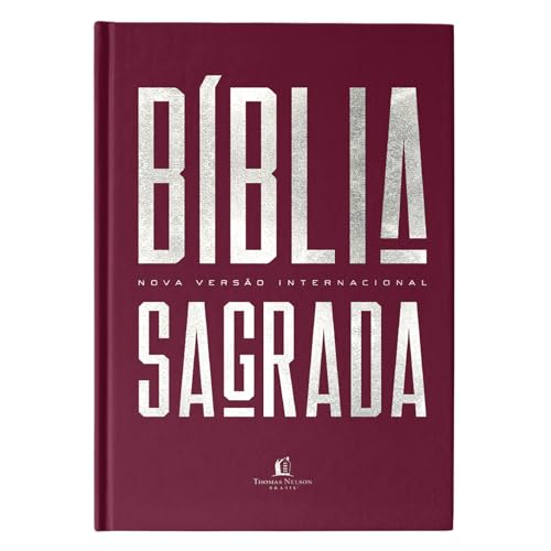 Bíblia NVI, Capa Dura, Vinho, Econômica, Pedra Angular: