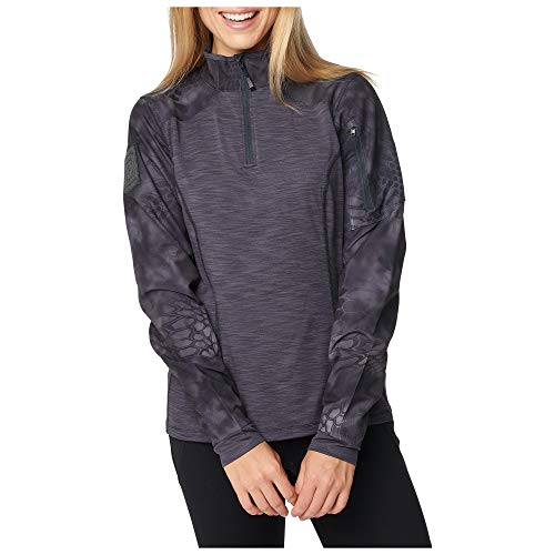 5.11 Tactical Women's Kryptek Rapid Half Zip Sweater, M, Kryptek Typhon, 62387