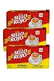 SELLO ROJO ESPRESSO 10 OZ (PACK OF 3)